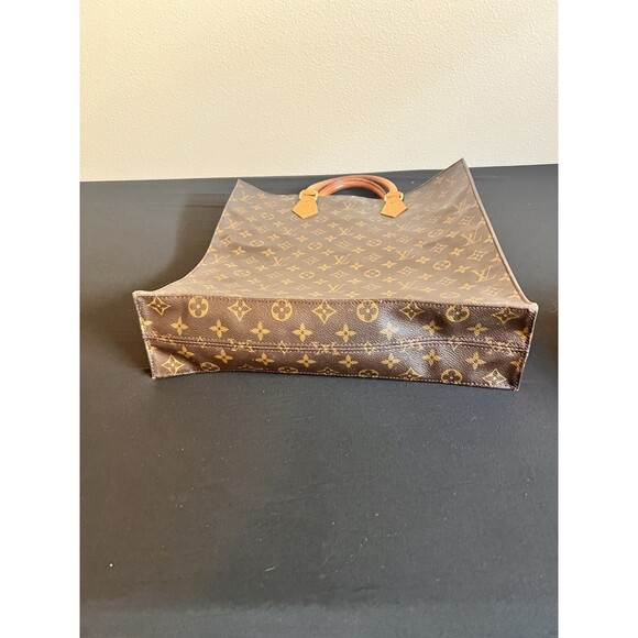 Louis Vuitton Sac Plat MM Monogram Tote Bag MI0599 Made in France Authentic 1999 - Picture 10 of 15